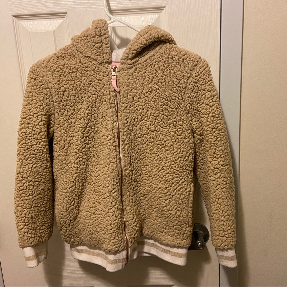 Bear Hood Jacket Girls SzL 10/12 - Picture 5 of 7